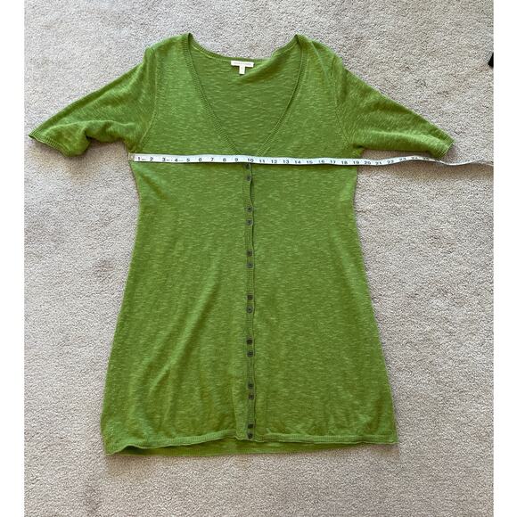 Eileen Fisher Linen Cotton Short Sleeve Cardigan Sweater Size Small Lagenlook - Picture 6 of 7
